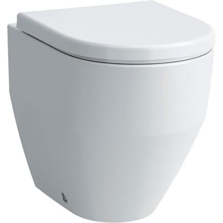 Laufen Pro - Staand toilet, 530x360 mm, bodem/achterafvoer, Rimless, wit H8229560000001