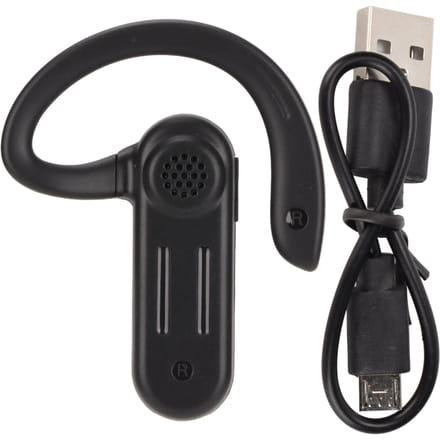 Casque Bluetooth 5.2 Design Oreillette Affichage Numérique LED Écouteurs Sans Fil Bluetooth pour les Affaires