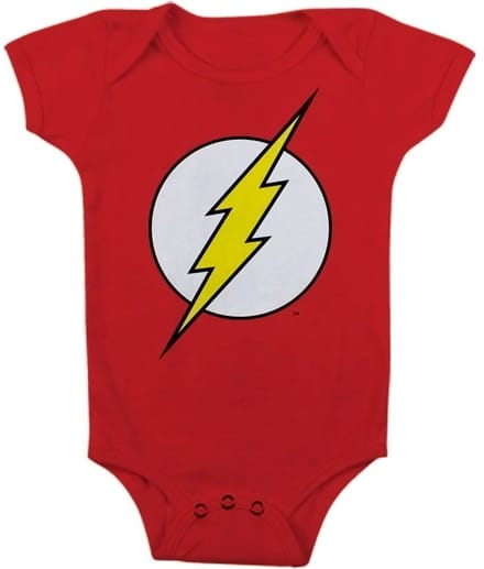 FLASH - Baby Body Logo - Red (6 Month)