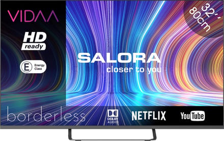 Salora 32HV210 VIDAA Smart HD TV 81 cm Zwart