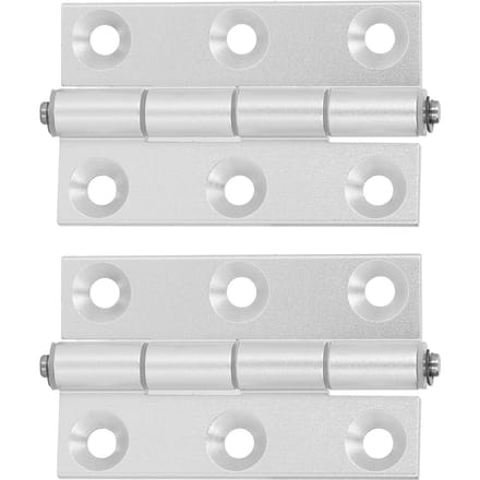 2 Stuks Platte Scharnier Vouwen Aluminium Profiel Hars Busassen Vierkant Deurbeslag