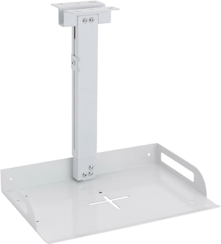 Beamer Plafondhouder - Projector Beugel - Thuisbioscoop Inrichten - In Hoogte Verstelbaar - 34-56 cm - Wit