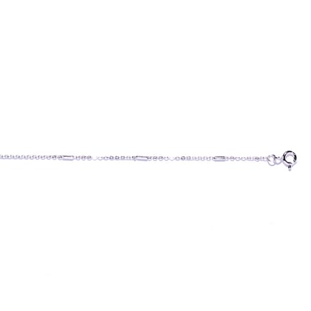 Luxenter Sterling zilveren 925 gerhodineerde ketting - Tartes