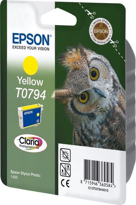 Epson T0794 - Inktcartridge / Geel
