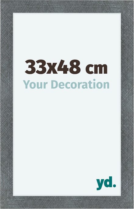 Your Decoration - Fotolijst 33x48 cm - MDF - IJzer Geveegd - Como