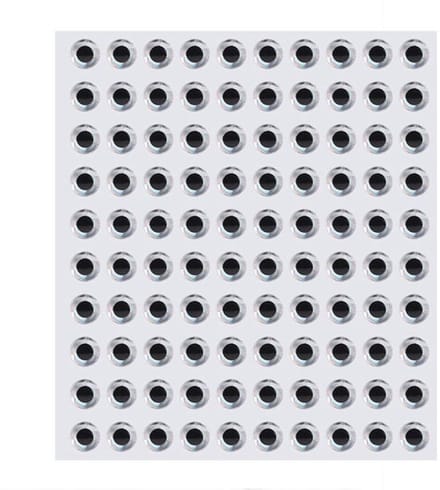 Dailygoody - Vissen Lokt - 3D Ogen - Ideaal voor Diy Lokken - 8mm