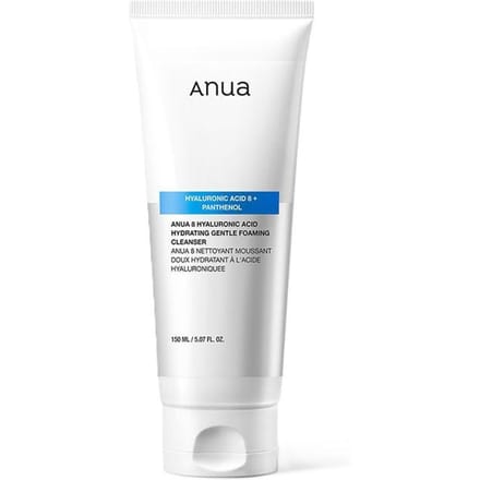 [Anua] Nettoyant moussant doux hydratant à l'acide hyaluronique 8 150 ml white