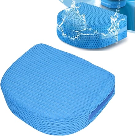Allecta - Zitkussen met antislip onderkant, ademend en wasbaar, 12 cm dik