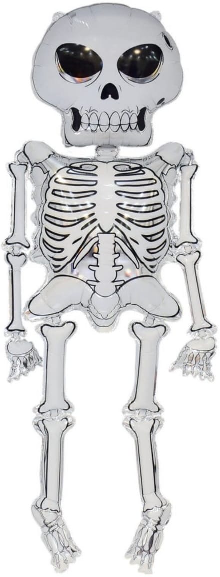 Mega Folieballon Skeleton Halloween (158cm)