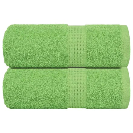 vidaXL - Gastendoekjes - FROGN - 2 - st - 30x50 - cm - 360 - g/m² - appelgroen