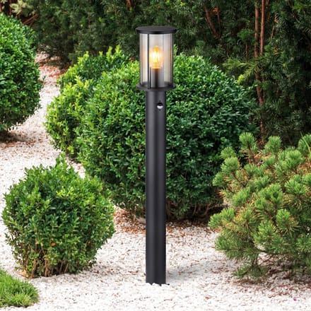 Globo vloerlamp Gracey - zwart - metaal - 14,3 cm - E27 fitting - 31363S