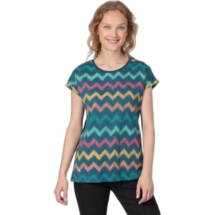 Shirt Diona groen streep print KM Ragwear - maat S