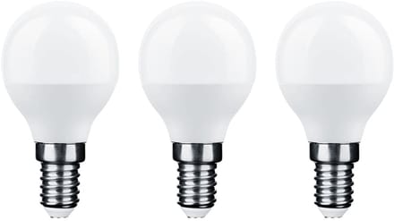 Technik E14 LED Lamp 6W - 490lm - 6000K - Daglicht Wit - LED Kogellamp G45 - Vervangt 45W Gloeilamp - 3 stuks