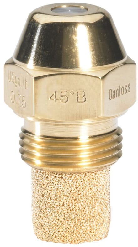 Danfoss Oliedüse OD-B, Semi-holle kegel 0,75 USgal/h, 45 Graad, 030B0055