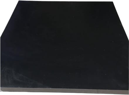 Polyurethaan Plaat - PU Kunststof - Stansmatrijs Demping - Goede Elasticiteit - 4x100x200mm - Zwart