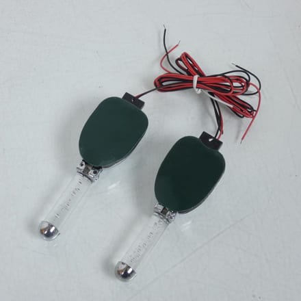 Paar sierlichten leds vingervorm paars Teknix voor motor Scooter 12V Nieuw