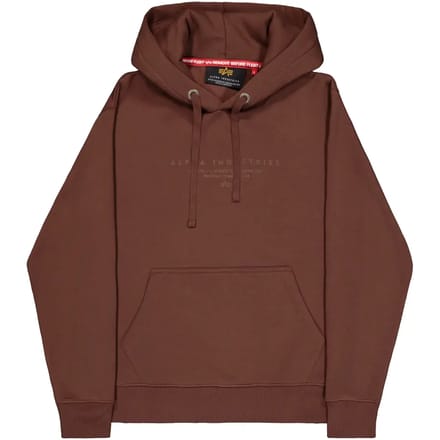 relaxed fit hoodie van katoenmix met labeldetail