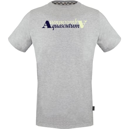 Aquascutum Reflection Logo grijs T-shirt