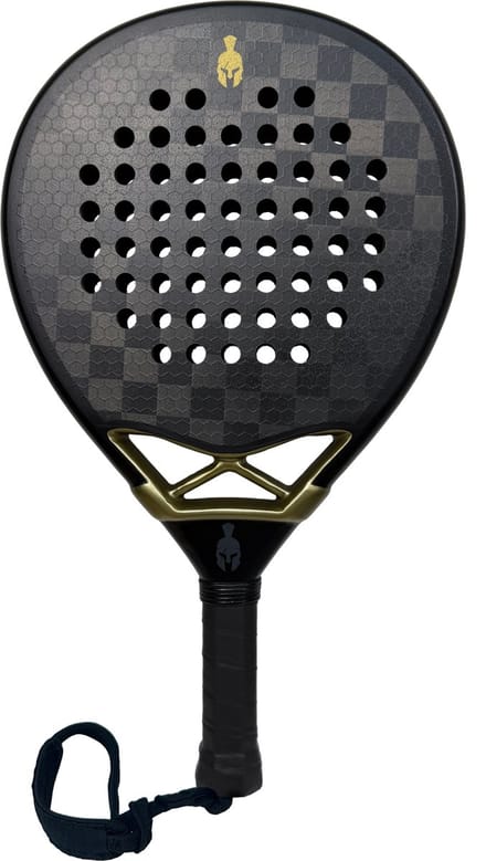Gladiator Gladius Samnium Teardrop black-gold 18K - padelracket - krachtig - comfortabel