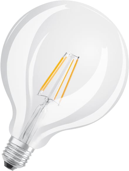 OSRAM HOMELIGHTING 4099854054211 LED-lamp Energielabel E (A - G) E27 Globe 4 W = 40 W Warmwit (Ø x h) 125 mm x 125 mm 1 stuk(s)