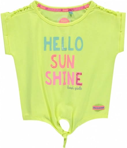 Quapi T-shirtje Kee yellow   -  Maat  86/92