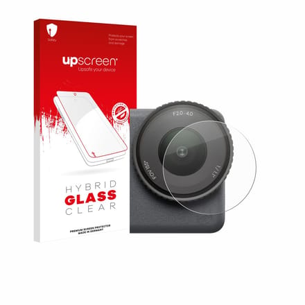 upscreen - Screenprotector voor DJI Osmo Action 6 (Lens) - Folie Beschermfolie Beschermglas transparant