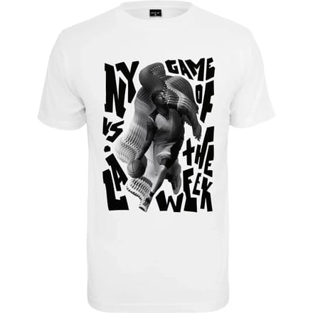 Mister Tee - Game Of The Week Heren Tshirt - M - Wit