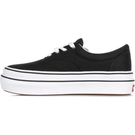 Super Comfy Cush Era lage damesschoen (canvas) zwart/true white