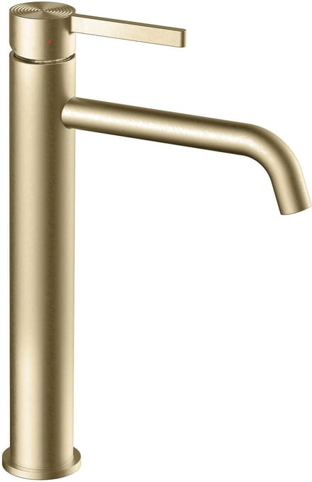 Rea Foster High - Wastafelkraan - Geborsteld Goud - 15X5X28,7Cm