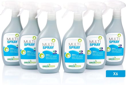 Greenspeed Multi Spray - Glas- en interieurreiniger - 6 x 500 ml