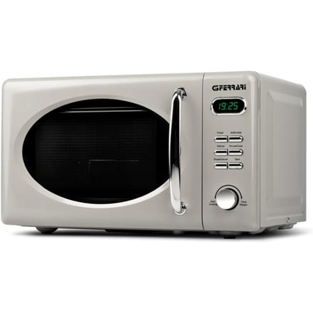 G3 Ferrari Sapormio Vintage Grigio Magnetron 20L – 700W – 5 Vermogensstanden – Retro Design