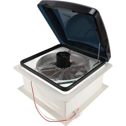 Camper dakluik ventilator 14 inch 10 snelheden omkeerbaar stille camper luchtventilatie plafondventilator met afstandsbediening