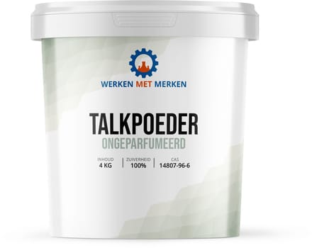 Talkpoeder - Ongeparfumeerd - Emmer, 4 KG