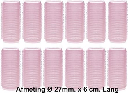Rojafit Kleefkrullers - Ø 27 mm.- Rose - 12 stuks.!!