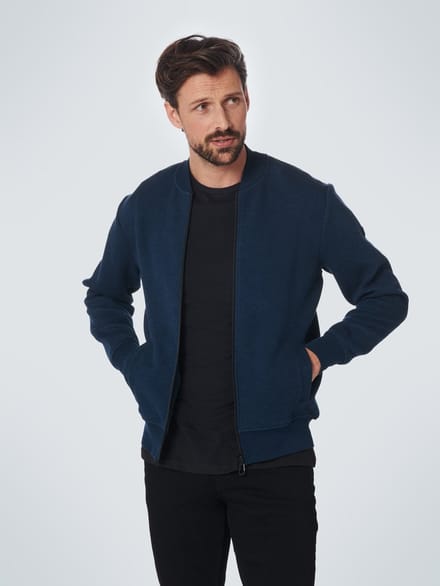 No Excess Mannen Sweater Rook Blauw XXL