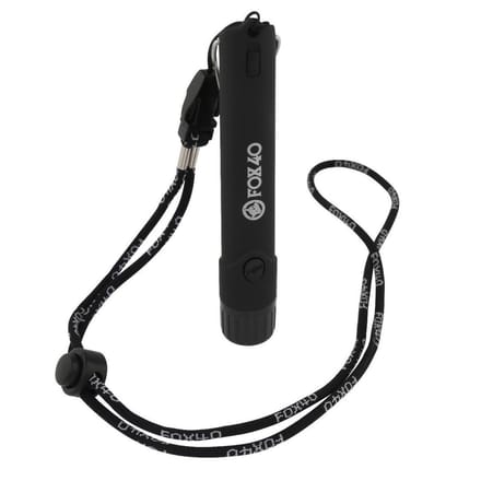 Fox 40 elektronische scheidsrechtersfluit + LED lampje (Hockey)