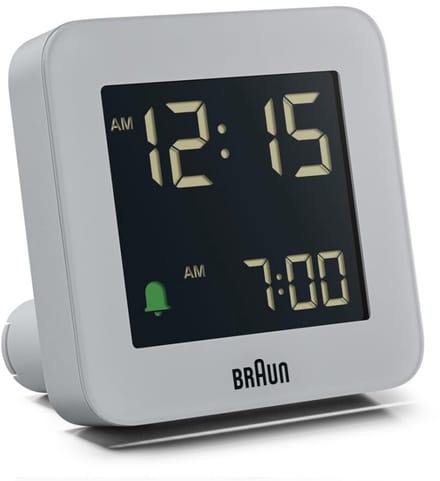 Braun BC09G - Wekker - Digitaal - Grijs