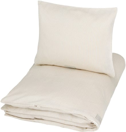 Cam Cam Copenhagen Classic Stripes Dekbedovertrek - 140 x 200 cm - Camel
