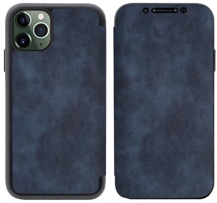 Hoesje geschikt voor iPhone 12 Pro Max - Bookcase - Kunstleer - Siliconen - Blauw
