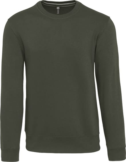 Kariban Sweater ronde hals K488 - Dark Khaki - S