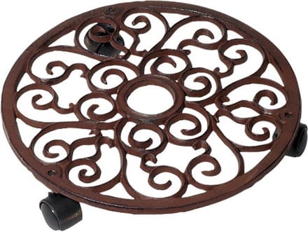 Esschert Design | Plantenrol | gietijzer | S | Ø29xH7 cm