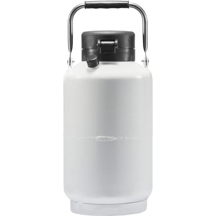 Réservoir d'azote liquide 3 L Alliage d'aluminium Contenant LN2 Dewar 6 Cylindres