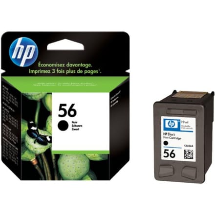 Hp inkjet cartridge no. 56 zwart - 19 ml.