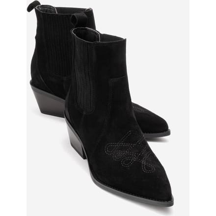 Julieta Leren Blokhak Western Boot (Dames)