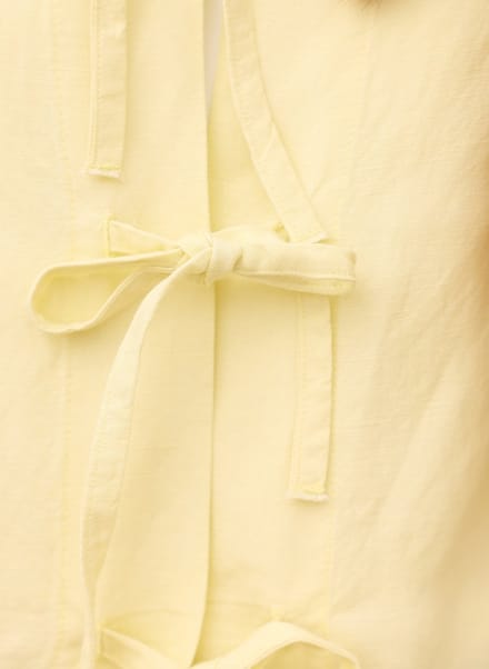 YEST Karinne Tops - Pastel Yellow - maat 46