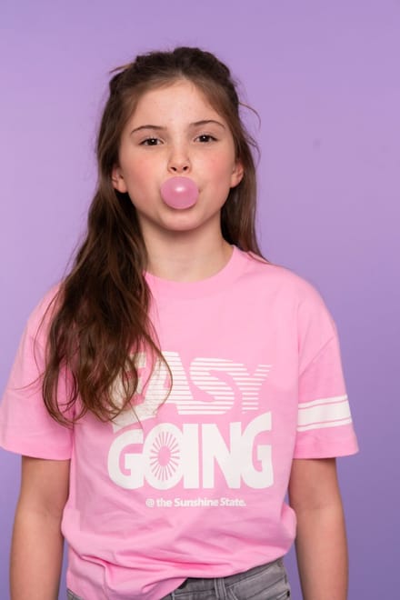 Geisha - T-shirt easy going roze - Roze - Maat 176
