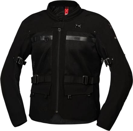 IXS Venture-BigAir 1.0 Zwart Textiele Motorjas - Jas