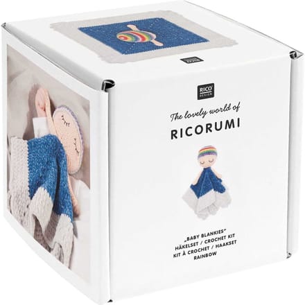 Rico Design Ricorumi Haakset "Baby Blankies" - Rainbow