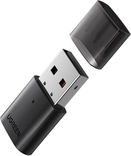 USB Bluetooth-adapter UGREEN CM390 (80889) Nieuwe versie, Zwart