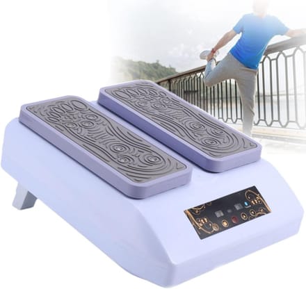 Beentrainer Thuis - Pedaaltrainer Elektrisch - Bloedsomloop Stimuleren - 30 Snelheden Bluetooth - 40 x 33 x 14 cm - Wit